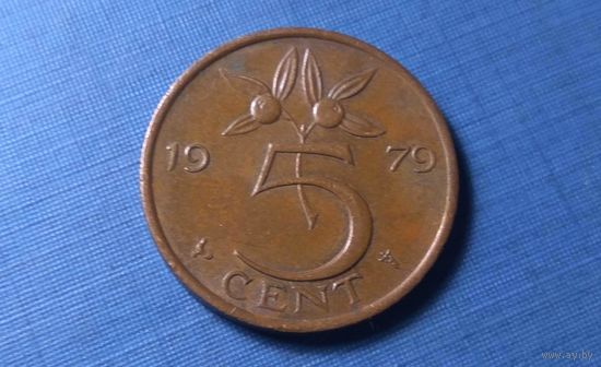 5 центов 1979. Нидерланды.