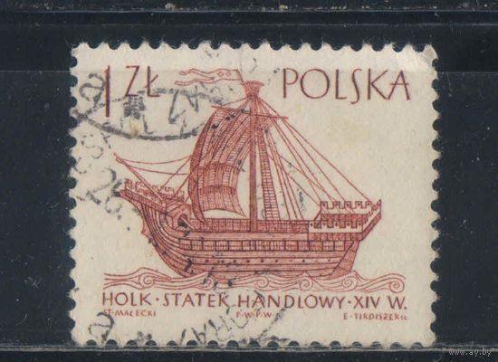 Польша ПНР 1965 Парусники (III) Хольк #1568