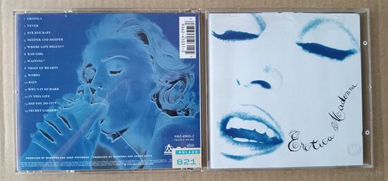 MADONNA - Erotica (GERMANY аудио CD 1992)