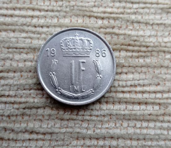 Werty71 Люксембург 1 франк 1986