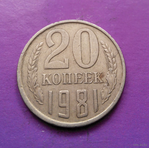20 копеек 1981 СССР #10