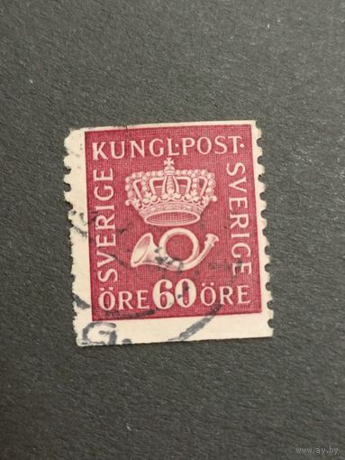 Швеция 1920-1925. Корона и почтовый рожок