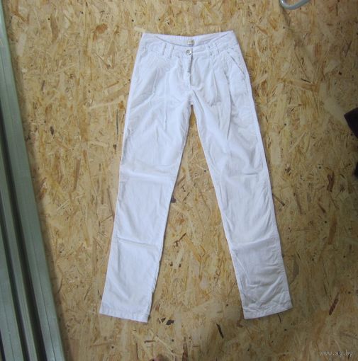 Белые летние брюки F&F, р.40-42