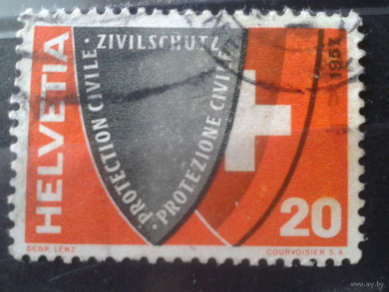 Швейцария 1957 Герб кантона