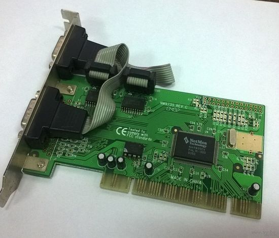 Контроллер COM-порта в разъем pci. rs232. SD-PCI9835-2S. PCI 2xCOM