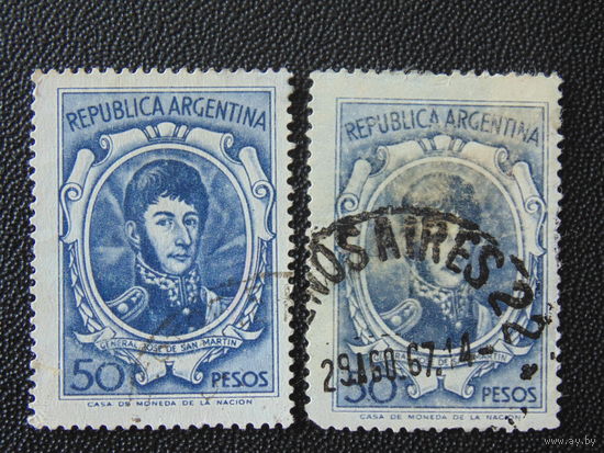 Аргентина 1955 г. Хосе де Сан-Мартин.