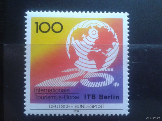 Германия 1991 Межд. туризм, плакат** Михель-1,8 евро