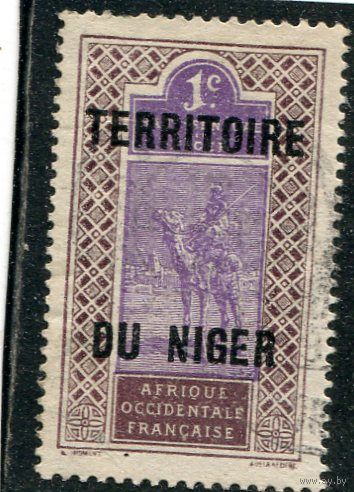 Французский Нигер. Надпечатка
