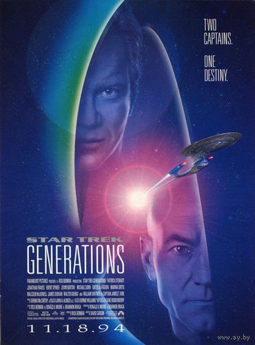 Звездный путь 7: Поколения (1994)(HDrip)/Звездный путь 8: Первый контакт  (1996)(HDrip)