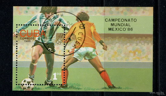Куба /1986/ Спорт / Мексика / Чемпионат мира по футболу 1986 / Блок