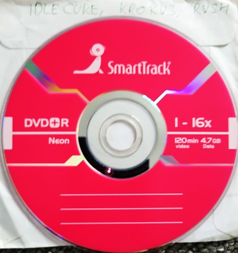 DVD MP3 дискография - IDLE CURE, KROKUS, RUSH - 1 DVD