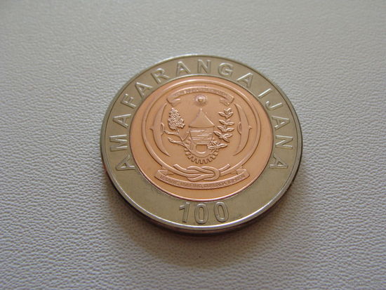 Руанда. 100 франков 2007 год  KM#32