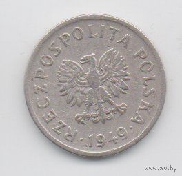 10 грошей 1949 Польша (Cu Ni)