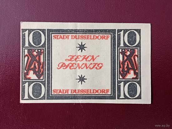 Германия 10 пфеннингов (Дюссельдорф) 1921
