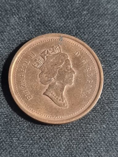 КАНАДА 1 цент 1999