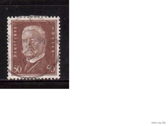 Германия(Рейх)-1928,(Мих.420) гаш. , Стандарт, Президент Гинденбург(3)(менее 10 % каталога)