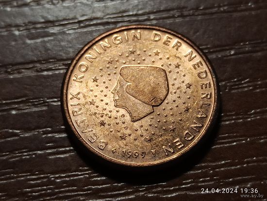 Нидерланды 1 евроцент 1999