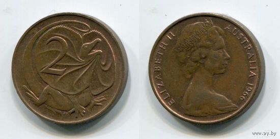 Австралия. 2 цента (1966)