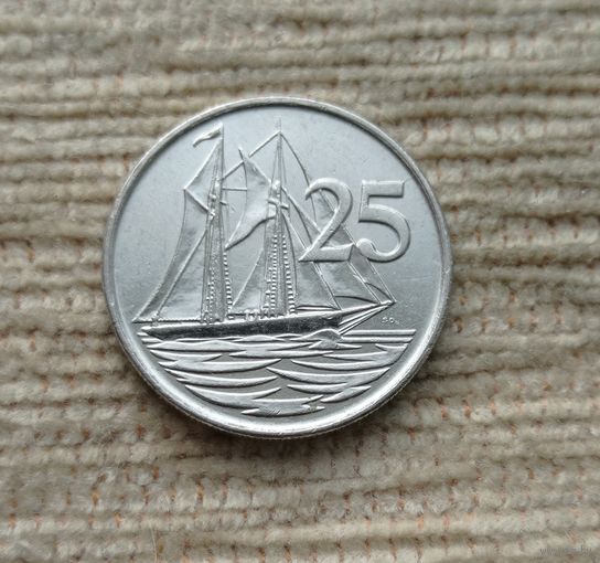 Werty71 Каймановы острова 25 центов 2002 Корабль