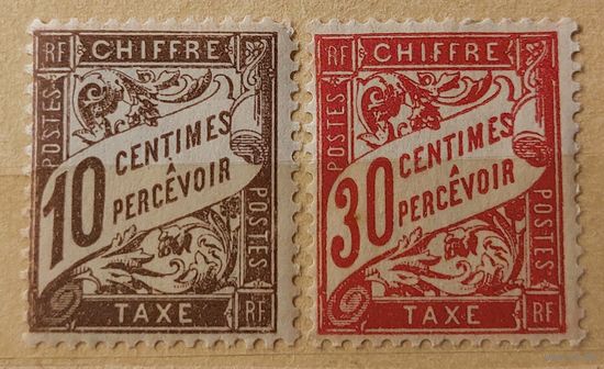 Франция 1893 Доплатные марки