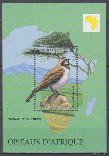 1999 Центральноафриканская Республика 2189/B620 Птицы 5,50 евро