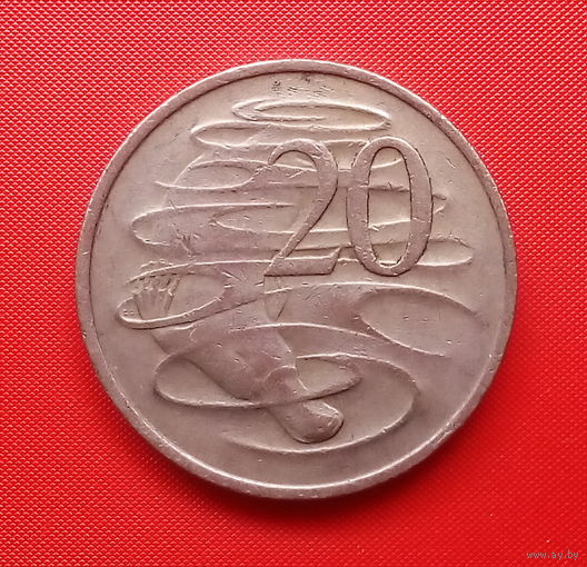 68-07 Австралия, 20 центов 1974 г.
