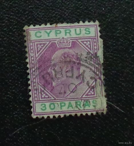 Король Эдуард VII. Кипр.  Дата выпуска:1903-02