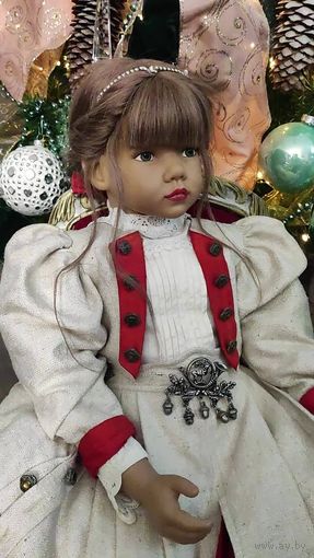 Коллекционная кукла (винил) от известного мастера ILSE WIPPLER, Sigikid,1993г,лимит 300 шт., натуральные волосы
