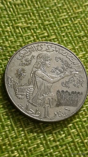 Тунис 1 динар 2007 г