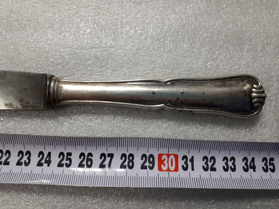 Нож старинный, серебро 800 начало 20го века