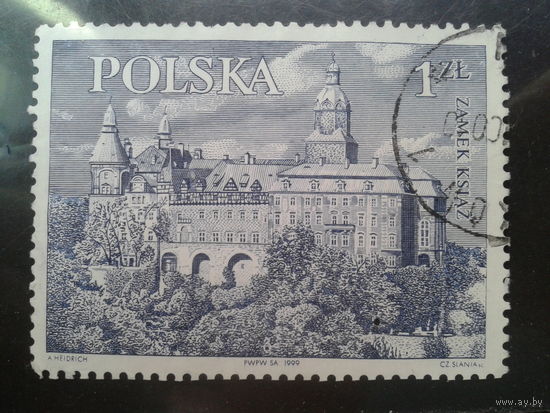 Польша 1999, Замок, марка из блока