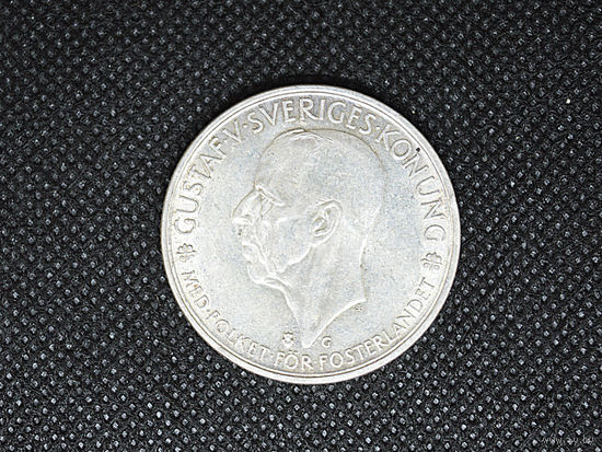 Монета 5 крон 1935 года. Швеция.