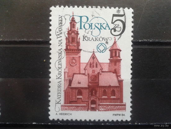 Польша, 1984, Вавельский замок, церковь