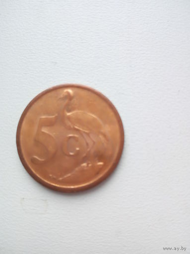 5 центов Южная Африка 2007г.