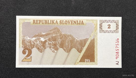 Словения 2 толара 1990 года (UNC)