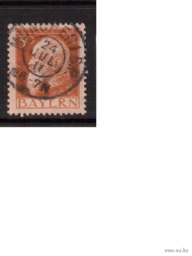 Германия(Бавария)-1911,(Мих.81)  гаш.  , тип. I,   Принц-регент Леопольд(кат.=5,0 е)