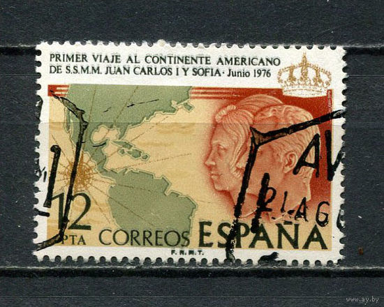 Испания - 1976 - Король Хуан Карлос и Королева София - [Mi. 2226] - полная серия - 1 марка. Гашеная.  (Лот 24ES)-T5P17