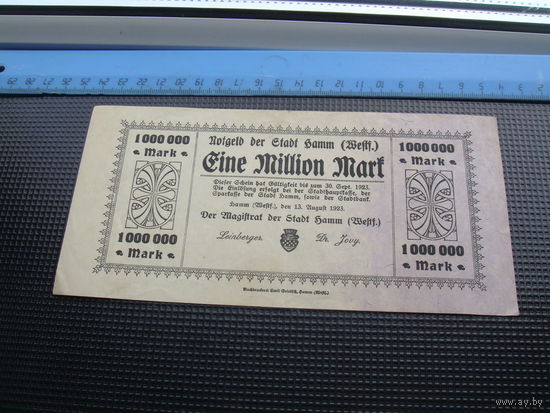 Германия 1000000 1 миллион  марок 1923