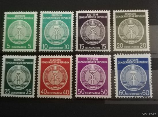 ГДР 1954. Служебные марки, одна гашеная