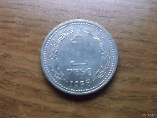 Аргентина 1 песо 1958 (2)
