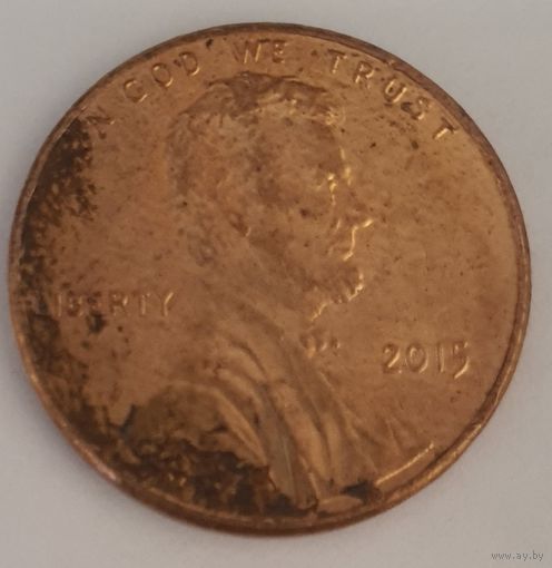 США 1 цент 2015