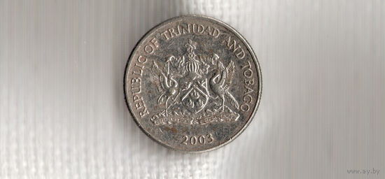 Тринидад и Тобаго 25 центов 2003/флора