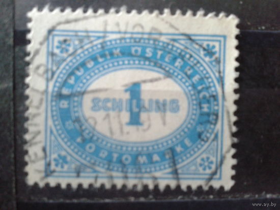 Австрия 1947 Доплатная марка 1 шилинг