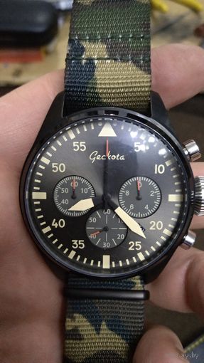 Geckota Pilot Watch K2 Quartz Miyota 6S20