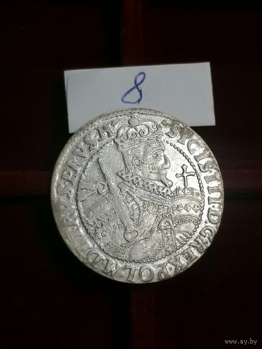 Монета Орт 1623 год Сигизмунд 3 Ваза лот 8 распродажа коллекции