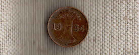 Германия 1 пфенниг 1934 E(Ab)