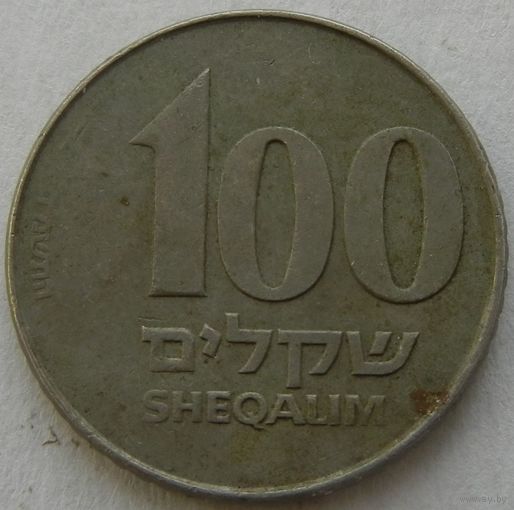 Израиль 100 шекелей, чекан 1984-1985