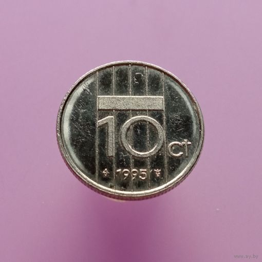 Нидерланды 10 центов 1995