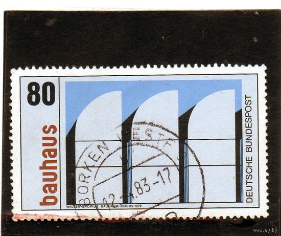 Германия. Ми-1166. Баухаус: 100-летие Уолтера Гропиуса. 1995.