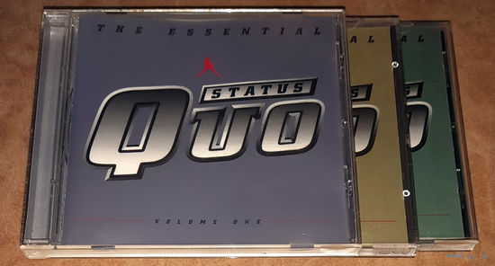 Status Quo – "The Essential" - I,II,III (3 x Audio CD) 1999-2000 Remastered (Made In UK, фирменные)
